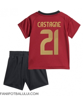 Belgia Timothy Castagne #21 Echipament de Fotbal Replică European 2024 Copii Acasa (+ Șorturi)